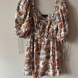 House of Harlow 1960 Multicolor Patterned Dress